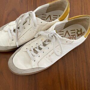 Sam Edelman REVE 9M casual womens shoe (cream/gold)